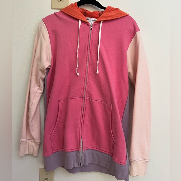 Come des Garçon Shirt Zip-Up Hoodie Size L - Picture 3 of 12